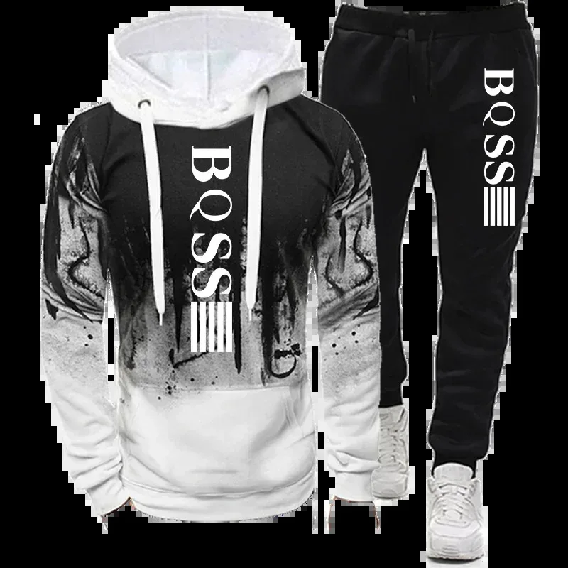 AA wat's para hombres ropa Splash Ink sudadera traje hombre chándal pantalones conjuntos en sudaderas con capucha y sudaderas S2025 nuevo
