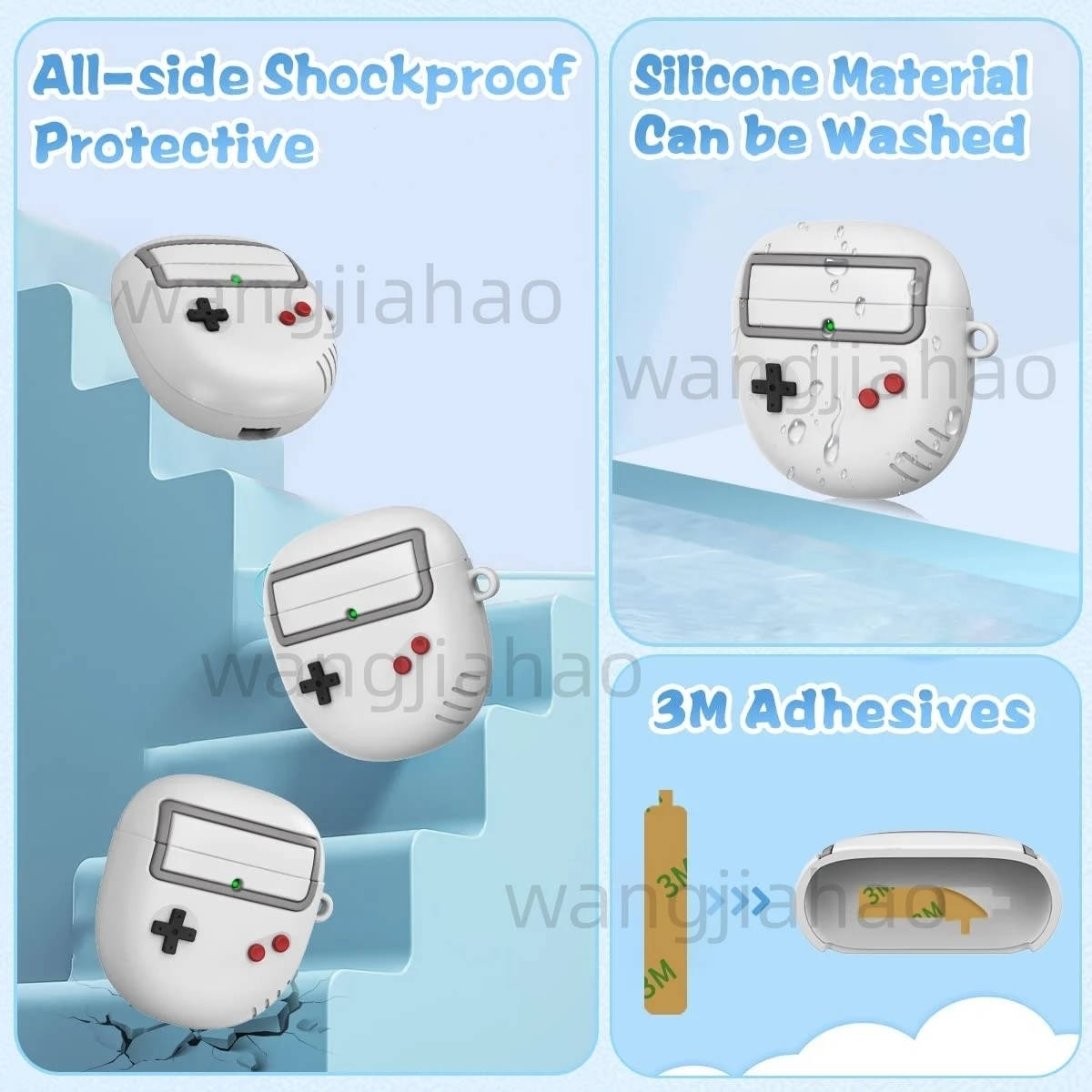 حافظة لهاتف بوس كويتكومفورت ايربادس II ، غطاء حماية ضد الصدمات ، QC ii ، اكسسوارات سيليكون ، 2022