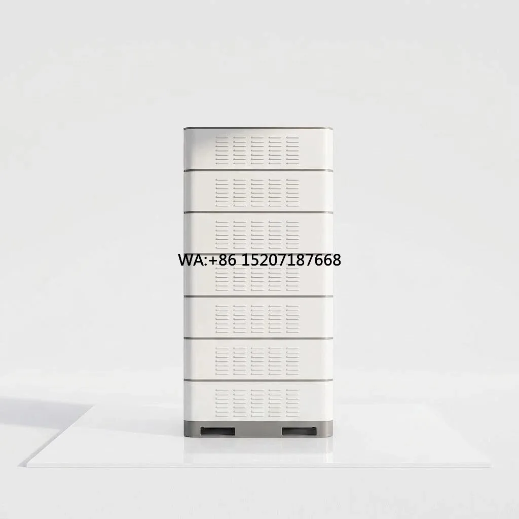 Stacked 96KWH 307.2V 314Ah on Grid Solar Storage Battery System High Voltage Cabinet 6pcs 16KWh LiFePO4 Modules Indoor