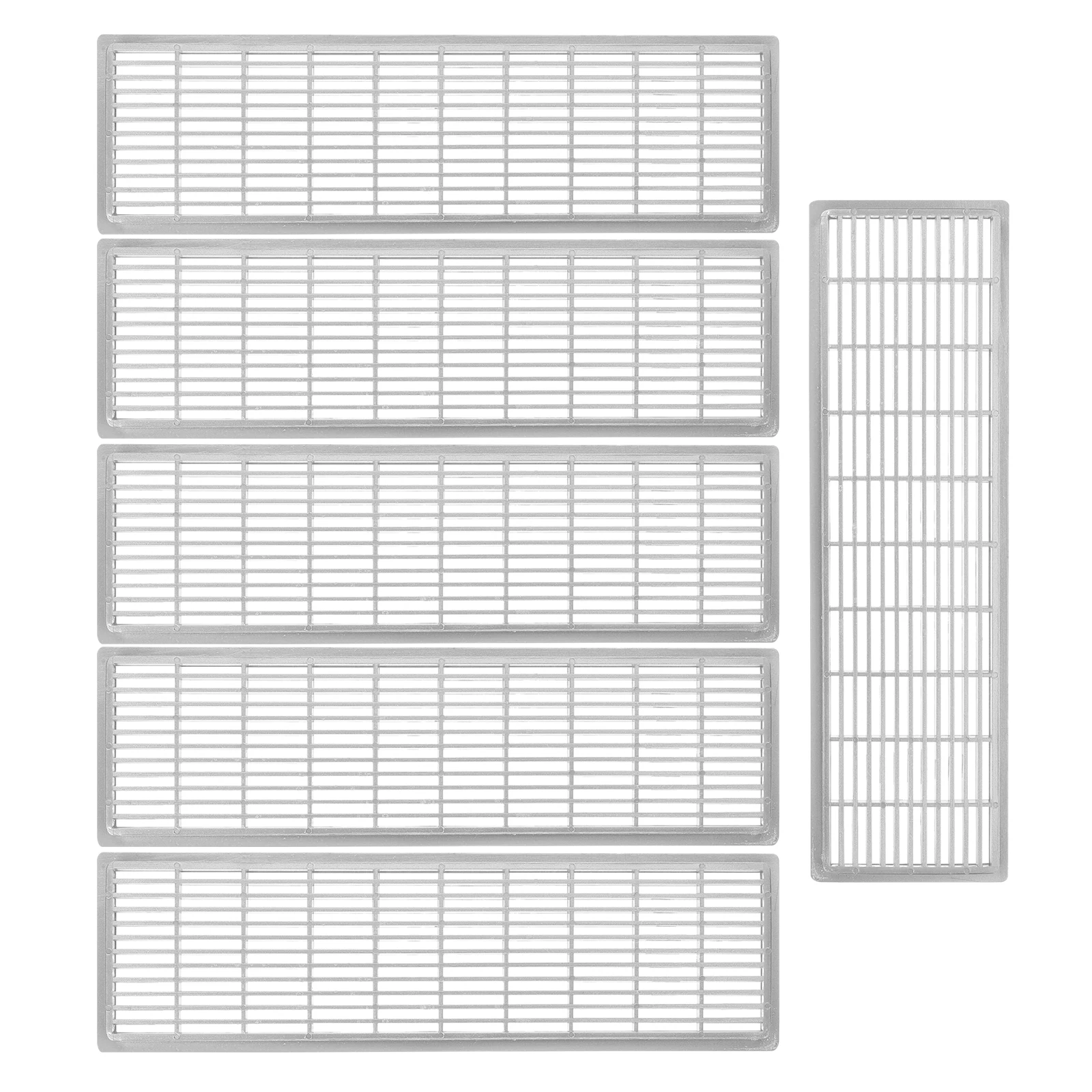 

6pcs Ventilation Cover Moisture Proof Cabinet Rectangular Air Vents Door Blinds For Kitchen Wardrobe closets Shoe