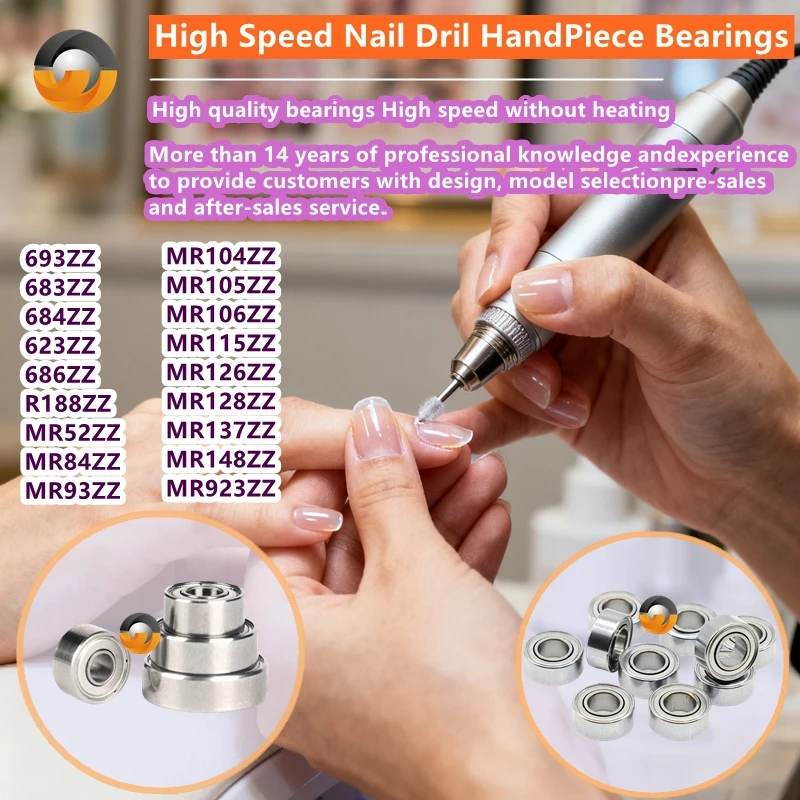 

Raindew Bearings For Marathon Handpieces For Strong Handpieces 693ZZ 830 684ZZ 0940 MR126ZZ 1260 MR148ZZ 1480