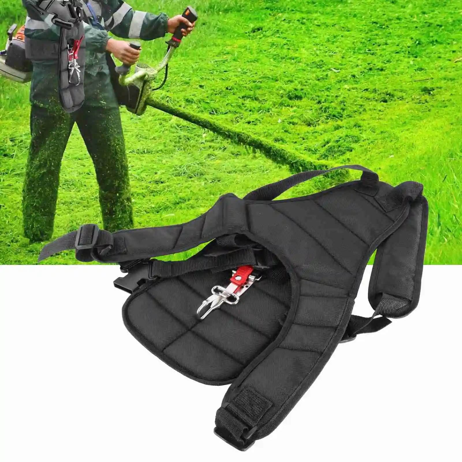 

Brush Cutter Strap Lawn Mower Nylon Belt Trimmer Shoulder Strap Harness Garden Brush Cutter Lawn Mower Nylon Belt Gardening Tool