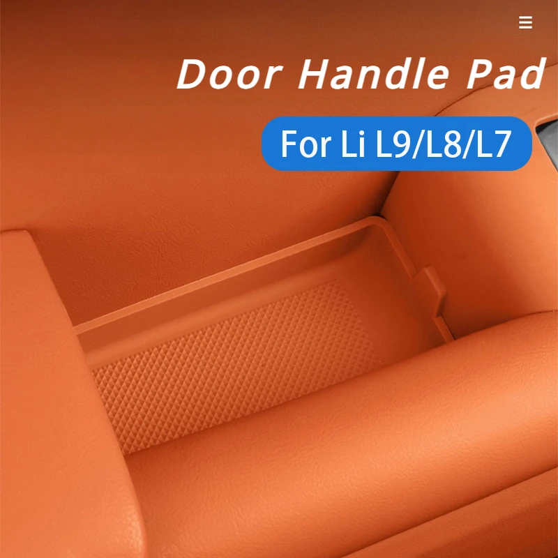 

For Li Lixiang L7 L8 L9 2022 2023 Car Styling Door Handle Pad Storage Slot Pad Inner Door Bowl Cover Anti-scratch Protection