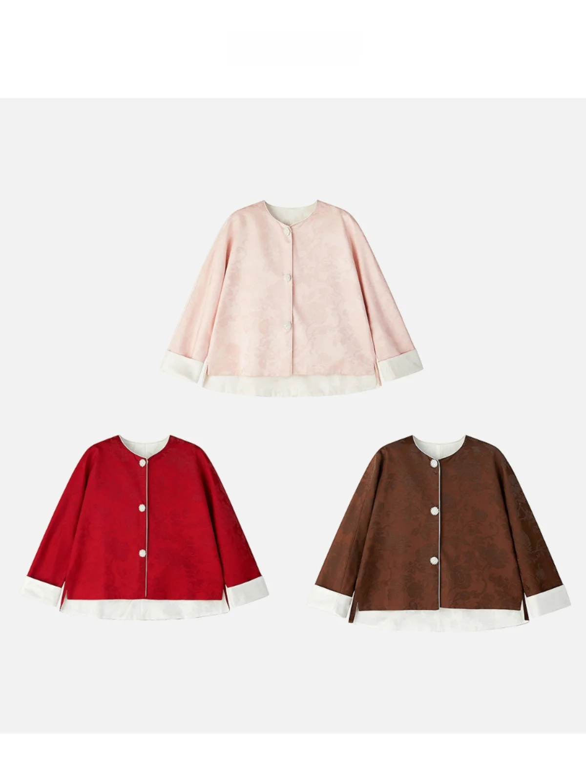 

JINGJING2024 New " Jiang Zhi Wan " Embroidered Satin Surface Double Wear Chinese Sle irt with Diamond Bule Women's Faion