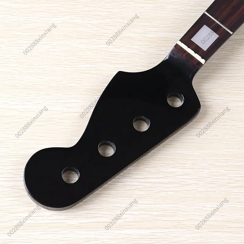 Suitable for 4-string Semi-finished Electric Bass Neck, Electric Guitar-grade Assembly Modification DIY Canadian Maple Wood