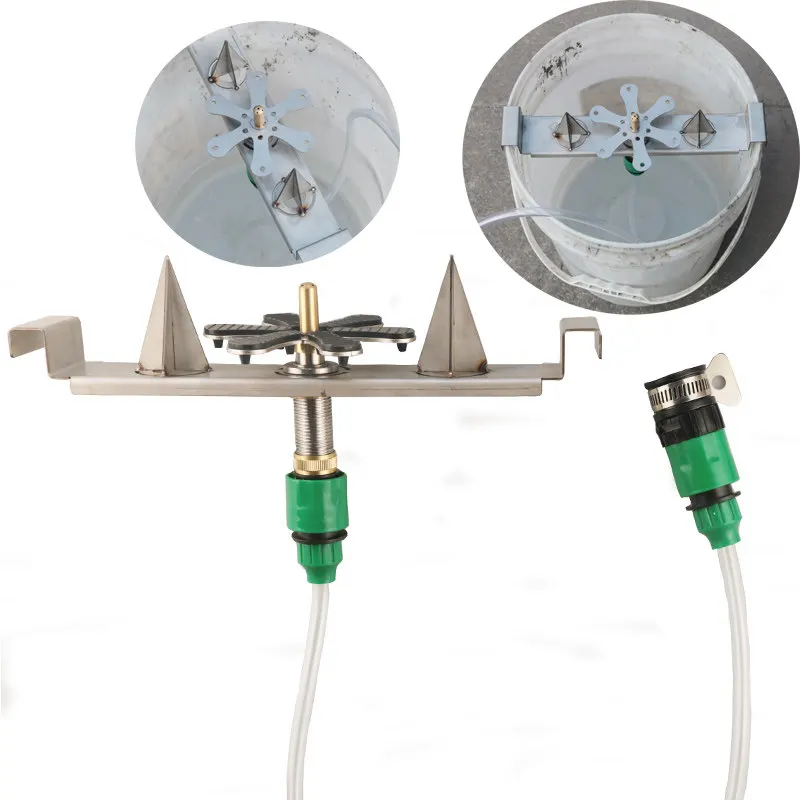 Pesticide bottle opening and washing machine, plant protection washing, pesticide bottle mixing, fly prevention and dispensing