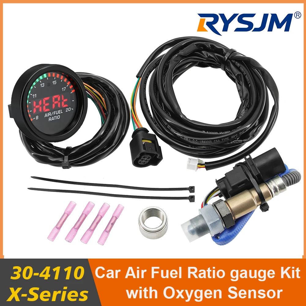 

30-4110 30-0300 Комплект широкополосного датчика соотношения воздух-топливо X-series 52 мм для автомобиля, датчик кислорода AFR, датчик LSU4.9 0258017025 17025