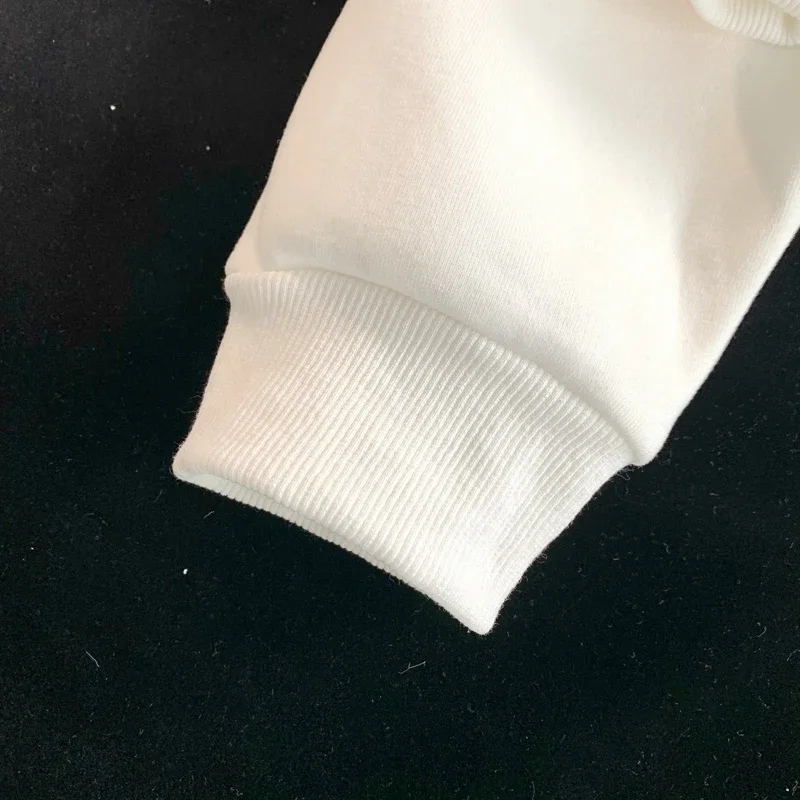 لطيف الدب الأبيض هوديي النساء الاطفال 2025 الربيع كنزة صوفية قطنية/بلوزة قطنية الوردي الفراء الأزرق عيون البيج القوس نجوم لطيف جدا ابتسامة النص