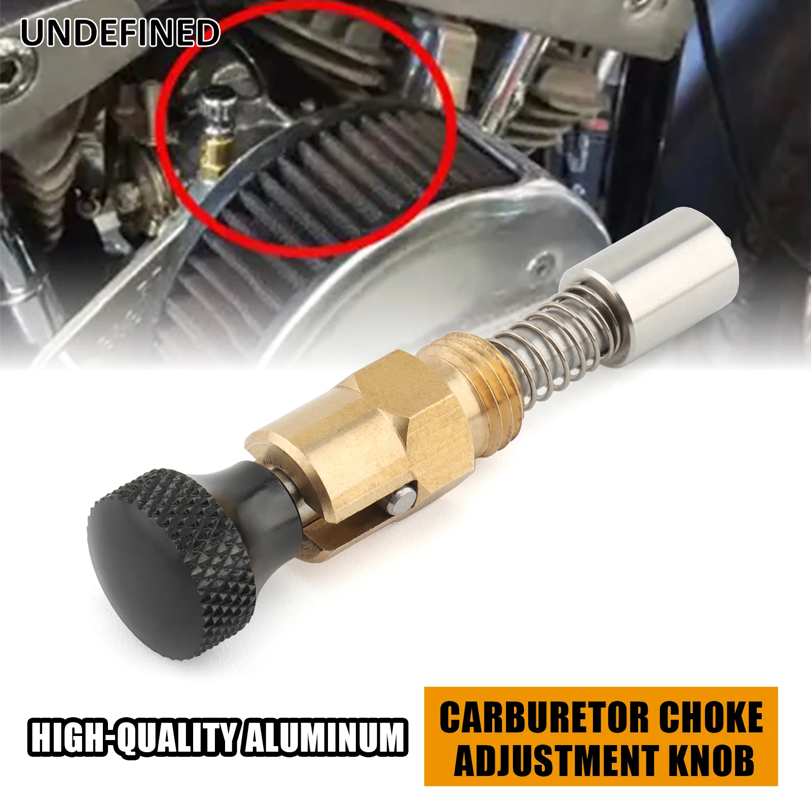 Enricher carburadores de motocicleta, botão de ajuste de estrangulamento, acessórios preto cromado para harley com carburadores s & s super e g b