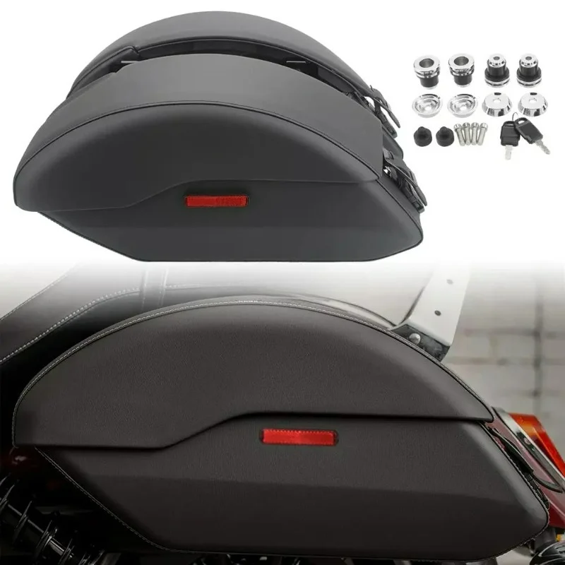 

Высокопрочный боковой кофр черного цвета для Indian Scout 2015-2023 и Scout Sixty 2016-2023