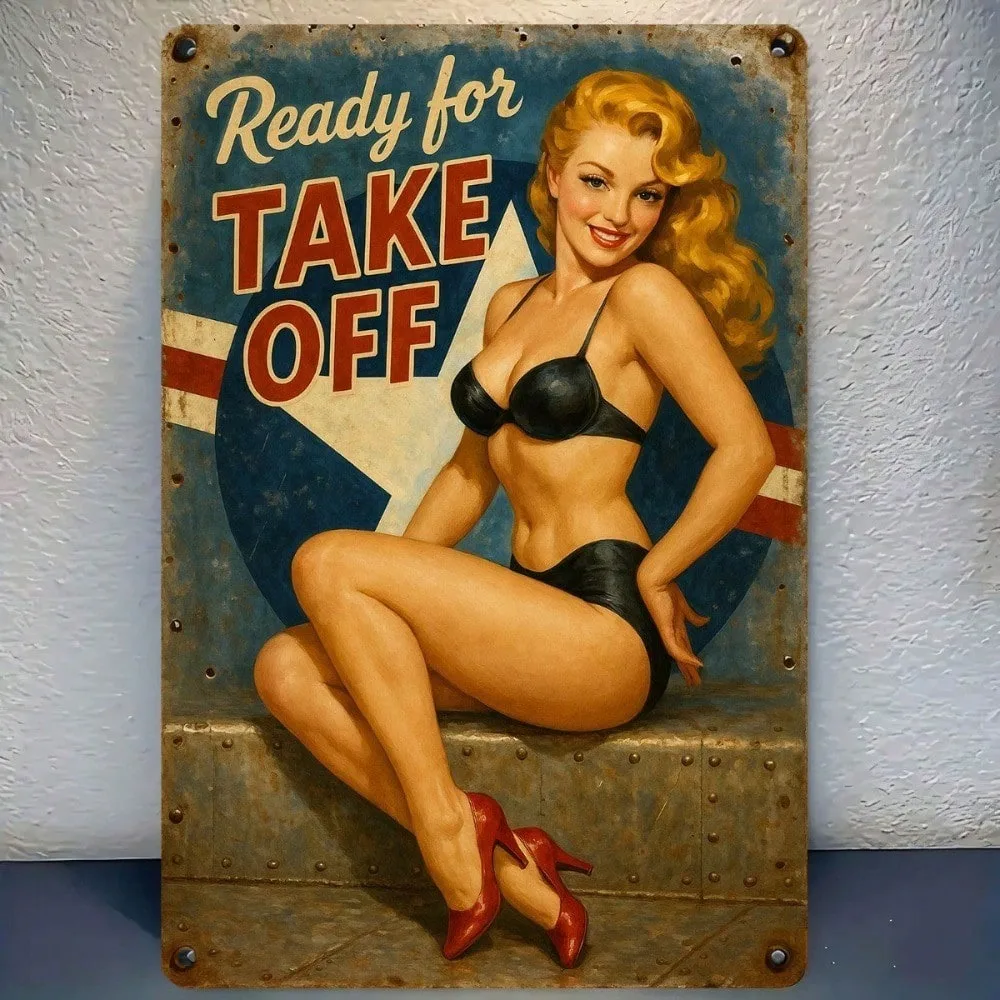 

Vintage Tin Wall Sign 8x12 Inch Inspirational Quote Metal Decor for Home Garden Bar Cafe Indoor Outdoor