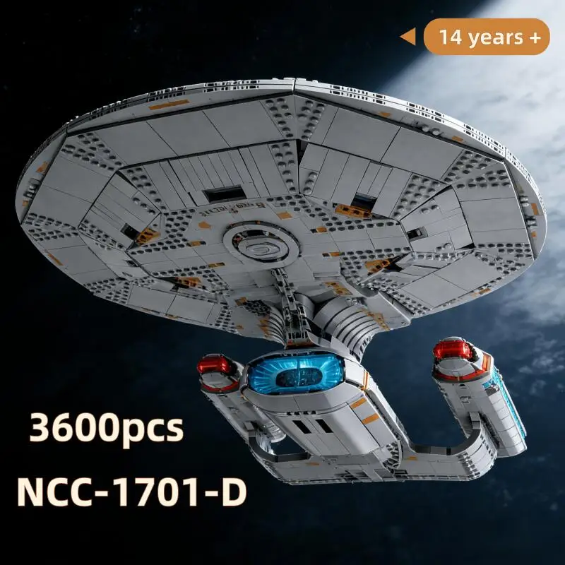 

Новинка 2026: Конструктор Moc 10356 Star Trek Enterprise Display, 3600 деталей, космический корабль, отличный подарок на Рождество
