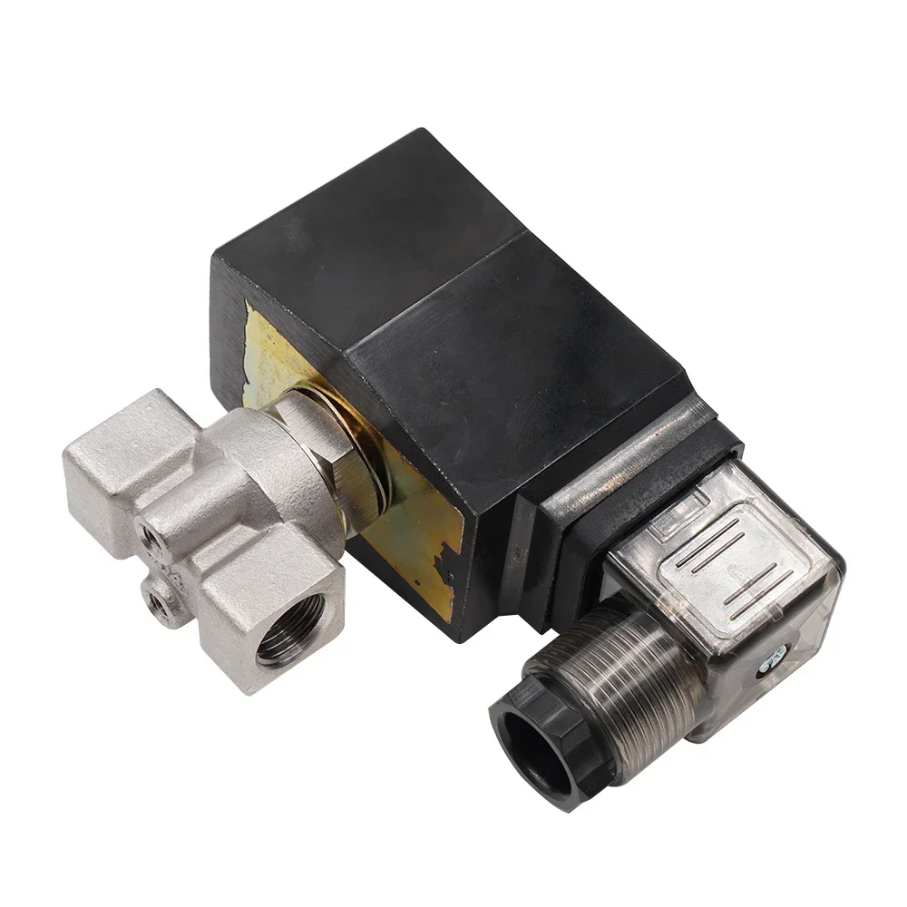 0.5~150 Bar 304 Stainless Steel High Pressure Normally Closed Solenoid Valve Orifice 6mm G or NPT 1/4