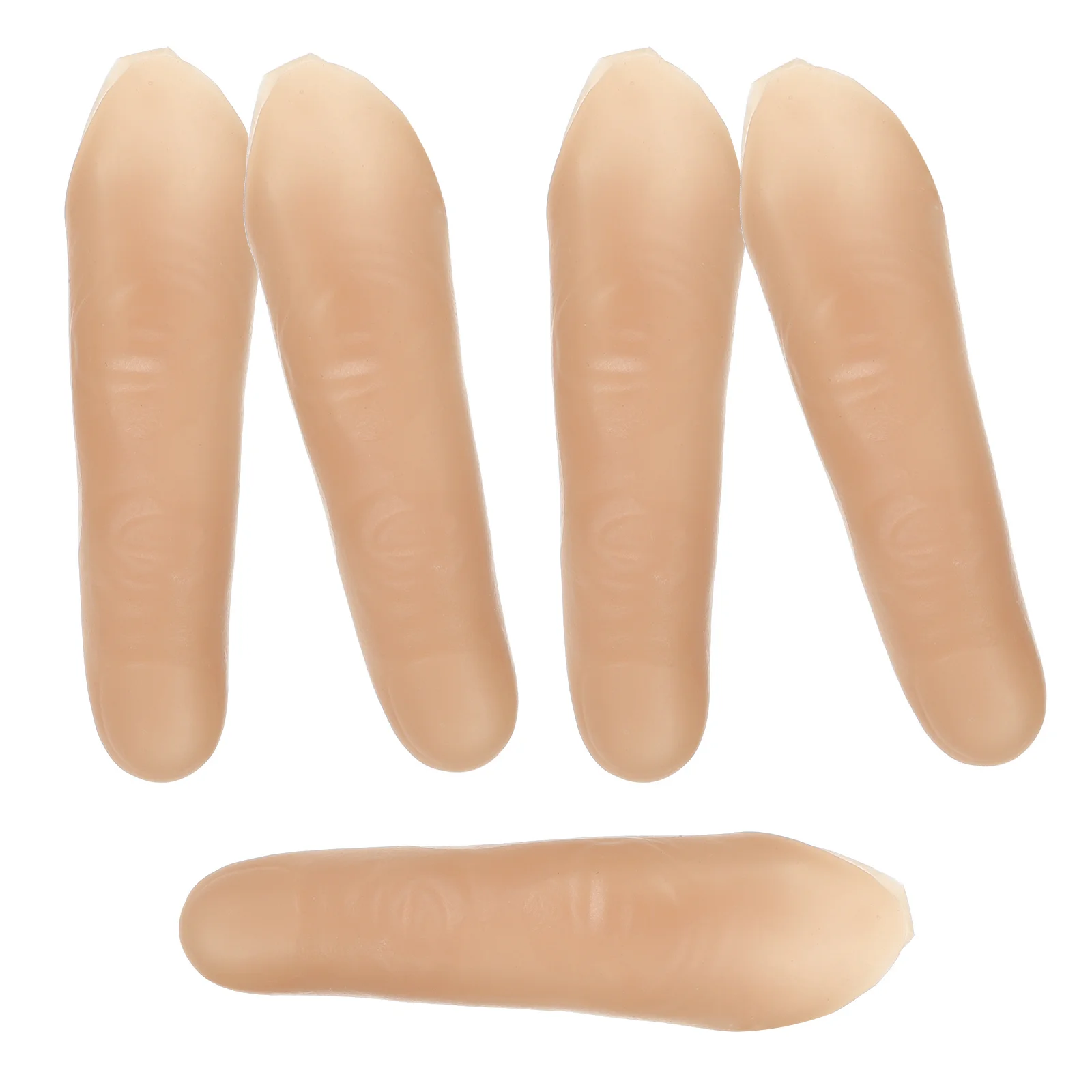 นิ้วปลอมแบบยาว 5 ชิ้น งอได้ เหมือนจริง สำหรับงานปาร์ตี้ฮาโลวีน แกล้งคน ของเล่นแปลกใหม่ ของขวัญสนุกๆ อุปกรณ์ประกอบฉากนิ้ว