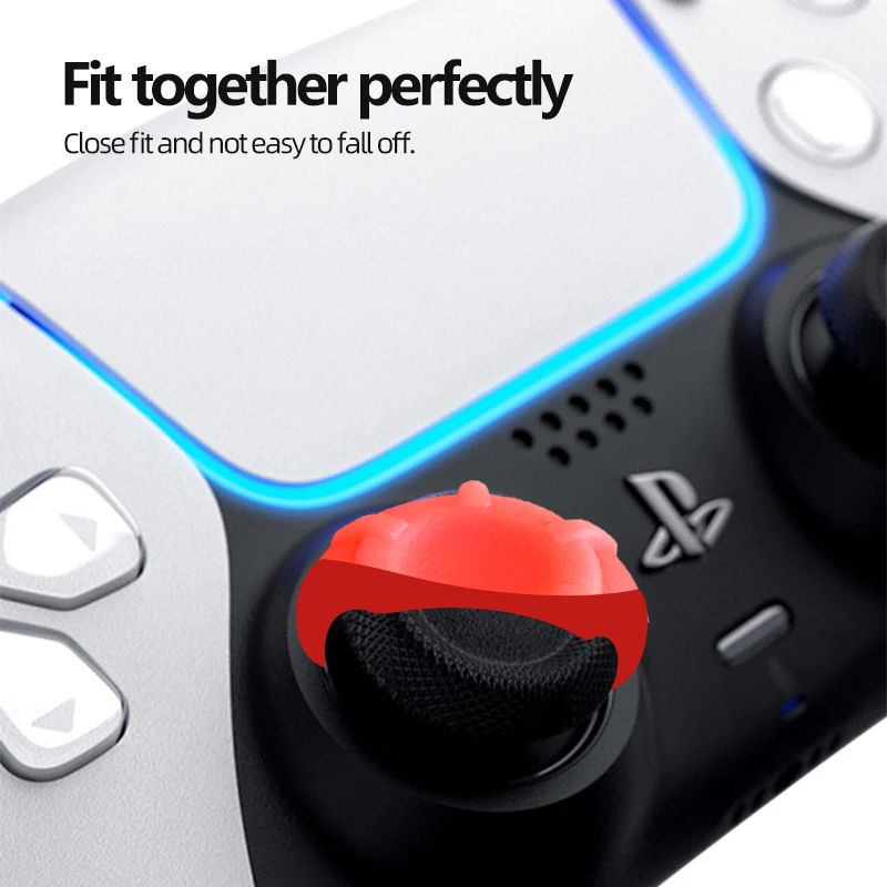 Manopole per pollice con copertura per joystick in silicone morbido per PS4 PS5 Cappucci per stick per console Xbox per accessori di gioco Switch Pro