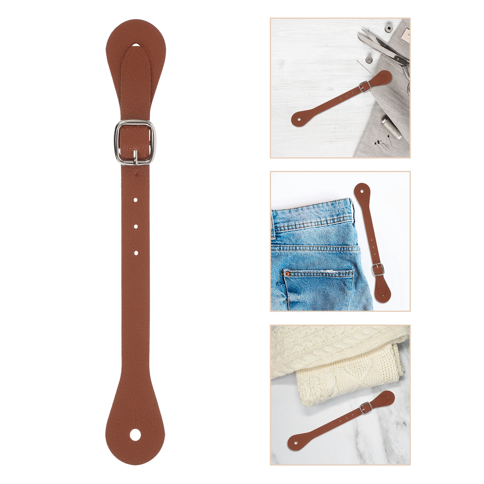 

2pcs Horse Cowboy Boot Belts Adjustable Vintage Western Thigh Straps For Women Men Biker Spurs Riding Gear Western Belt