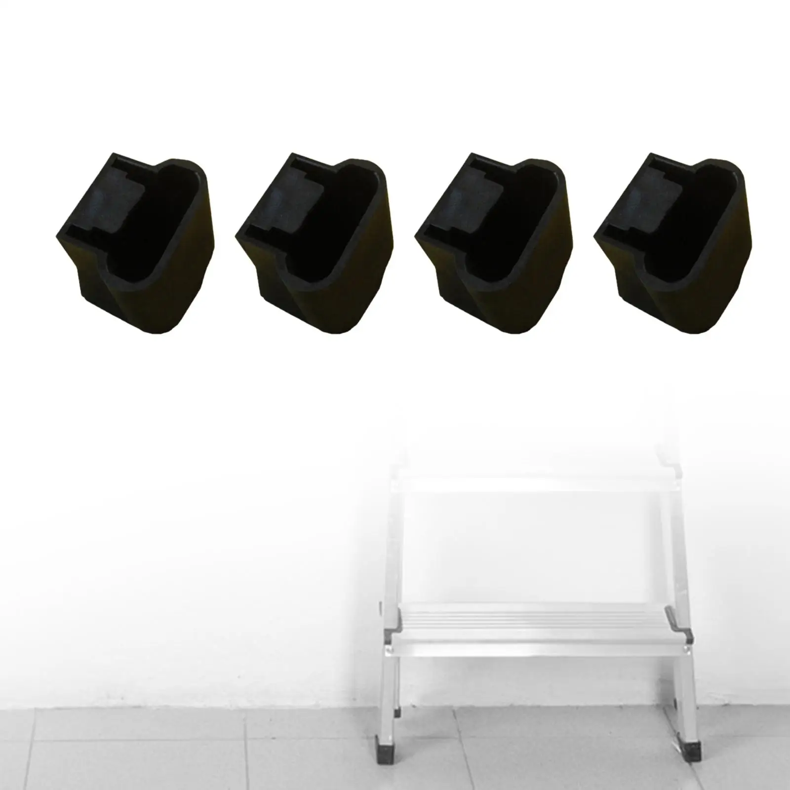 4Pcs Telescoping Ladder Cap Feet Covers Cushion Suitable for Most Ladders Convenient Extension Ladder Acccessoires Ladder Covers