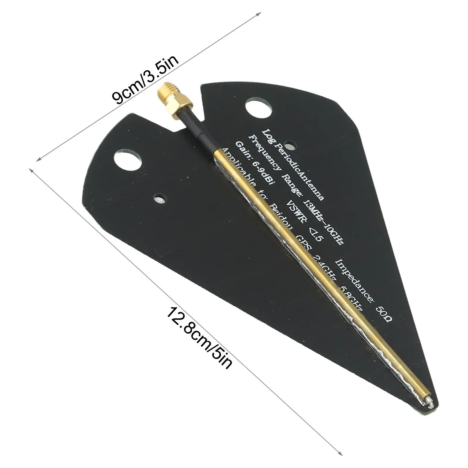

Broadband Antenna Directional Antenna Microwave Darkroom Testing 1300MHz-10GHz Frequency Range 50 Ohms Impedance For GPS