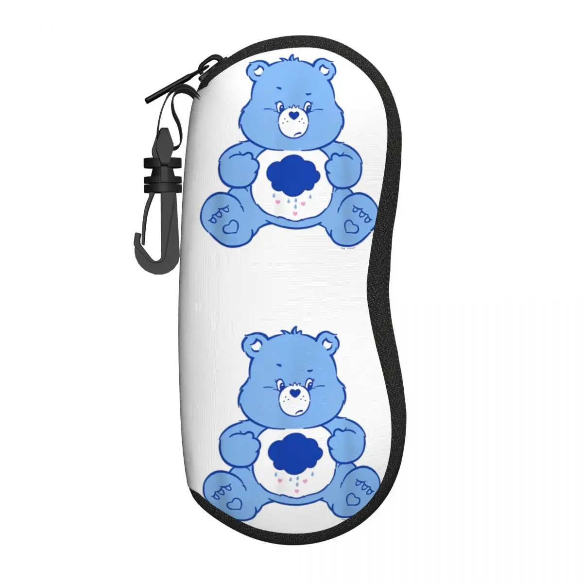

Care Bears Grumpy Bear Cloudy Belly Badge Glasses Case Student Reading Storage Box Ins Eye Contacts Case