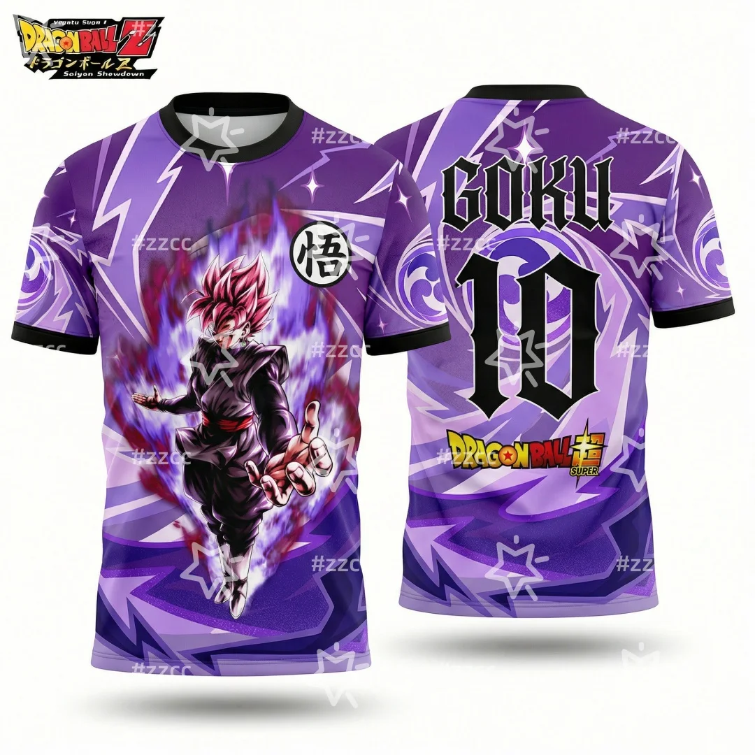 

Dragon Ball Gohan Football Jersey Japanese anime graphic T-shirt Sports Dry Quickly Men's T-Shirt Kid's Clothing Tee Y2k Woman
