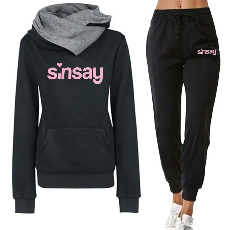 

Повседневная Лидер продаж, осенне-зимний спортивный костюм на открытом воздухе, повседневные женские спортивные костюмы, толстовки, цельные толстовки, спортивные штаны, удобные для бега