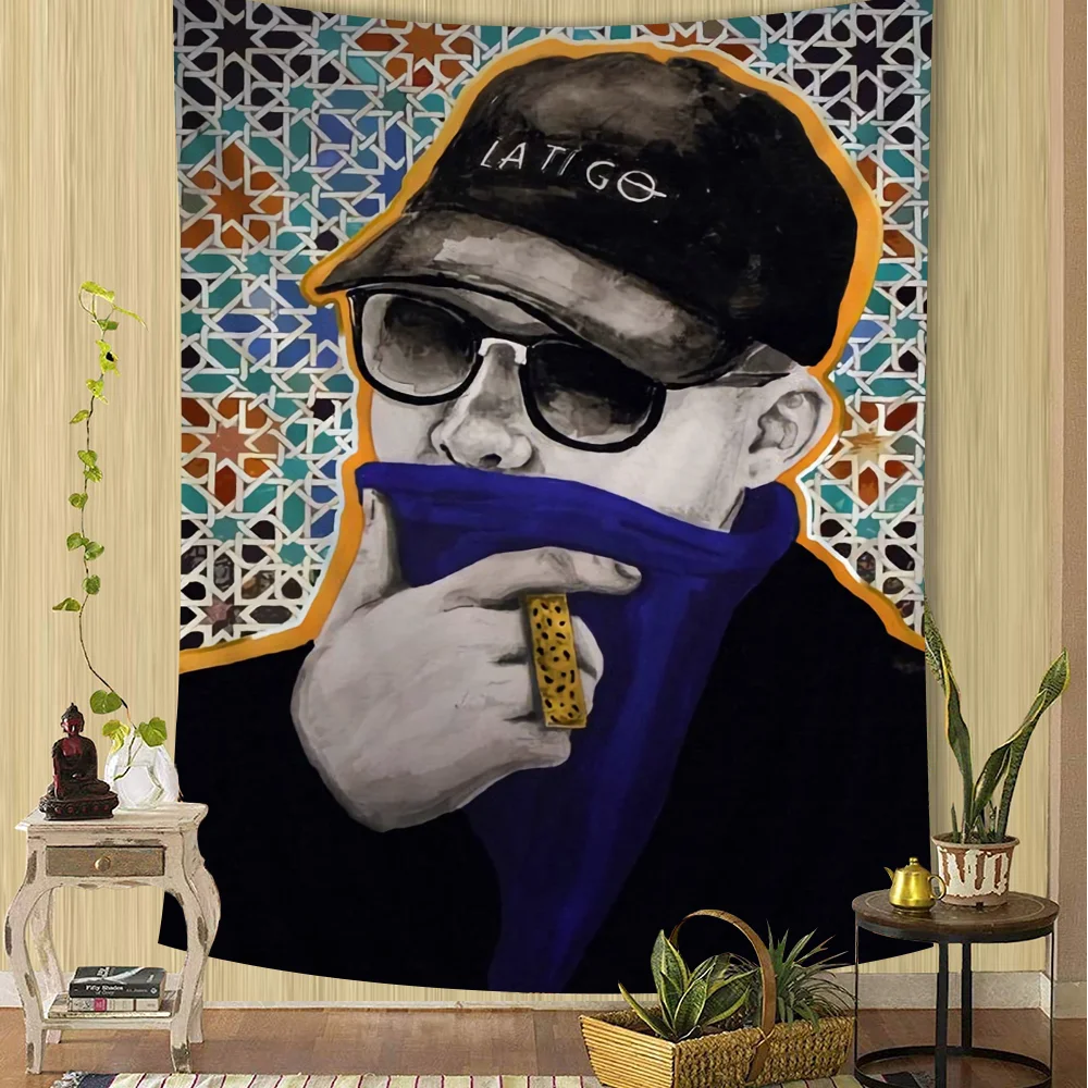 

D-Dellafuente F C Printed Large Wall Tapestry Art Science Fiction Room Home Decor Decor Blanket