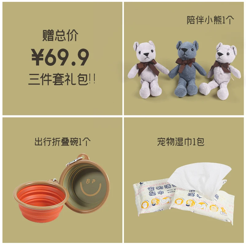 Blueport-mochila para exteriores para mascotas, bolsa de viaje General para perros y gatos, ventilación de sombreado antiestrés, bolsa grande para perros