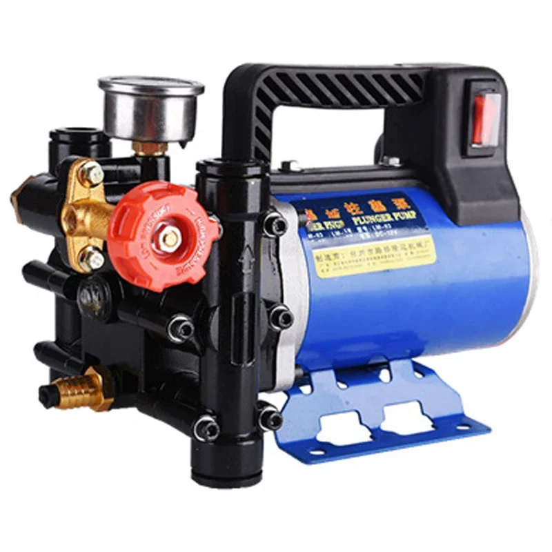 Electric High Pressure Pump Garden Tools Spraying Water 200W Agricultural Irrigation Double Cylinder Piston Car Wash Maintenance