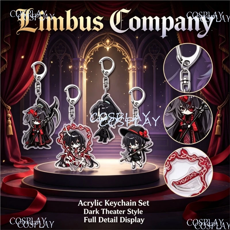 Limbus Company Hone Lu Acrylic Keychain Cosplay Pendant Accessory Game Collectible Prop Fan Gift