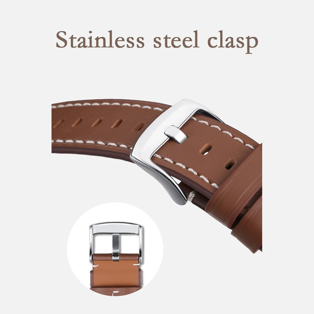 2PC Leather Band + PC Protective Frame for Whoop 5.0 MG 4.0 Bussiness Fashion Wrist Band for Whoop MG/5.0 Men Women Watch Strap