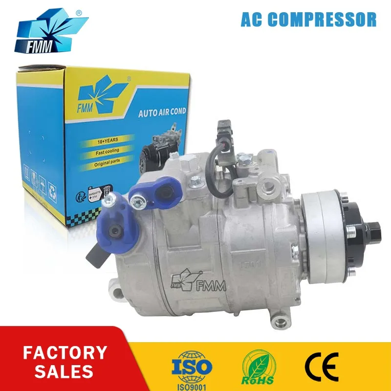

FMM 7SEU17C A/C AC Compressor for Audi R8 Q7 A4 A6 A8 2002-2010 4E0260805Q 4F0260805AD 4F0260805AH 4F0260805L 8K0260805H