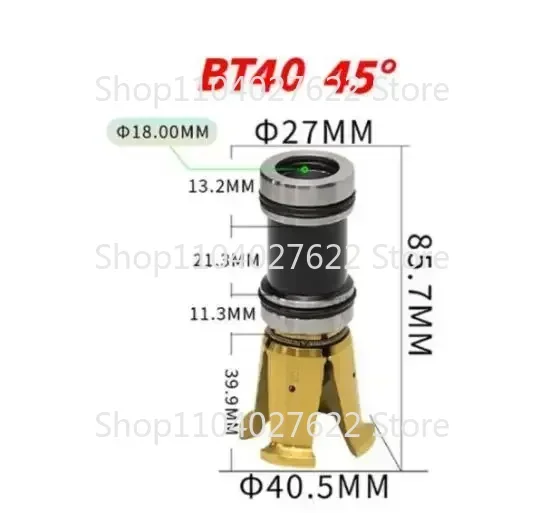 BT30 BT40 45 Degrees Gripper External Internal Threaded Spindle Claw Clamp 4 Petal Pull Claw Tool Milling CNC Machine Center