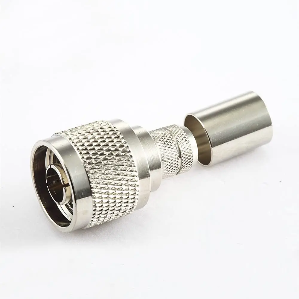 N Type RG 213 Male Connector Straight Crimp SYV50-7