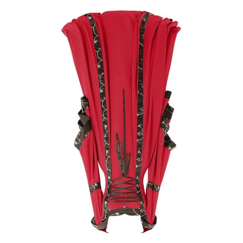 

Women Long Dress Stretchy Dress Style Maxi Dress Lace-up Hooded Renaissance Costume Bat Sleeve Waist-cinching Halloween Cosplay