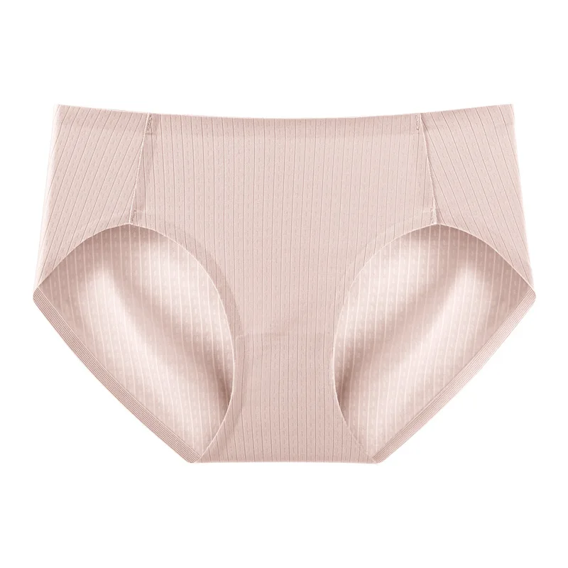 

Antibacterial Comfortable Women's Underwear Breathable Mid Waist Seamless Breathable Women's Underpants Briefs Triangle Panties