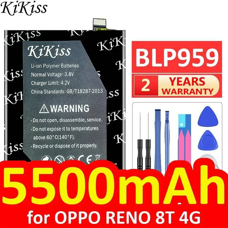 

5500Mah Safe Mobile Phone Battery For Oppo Reno 8T 4G BLP959