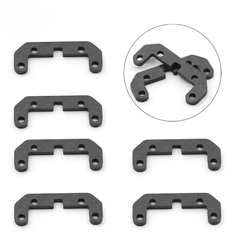 Carbon Fiber 54514 Sway Bar Stabilizer Holder Mount Plate for Tamiya TT02 TT-02 1/10 RC Car Upgrade Parts Accessories