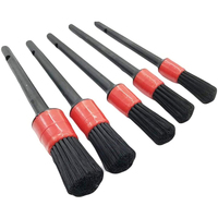 1/5PCS Car Detailing Brushes Cleaning Brush For Car Cleaning Detailing Brush Dashboard Air Outlet Wheel Brush Cleaning Kit Tools