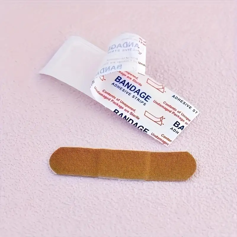50/100 Stück Atmungsaktive Pflaster Wasserdichte Bandagen Erste-Hilfe-Wundverband Wundpflaster Notfall-Sets Pflaster – Detail 6