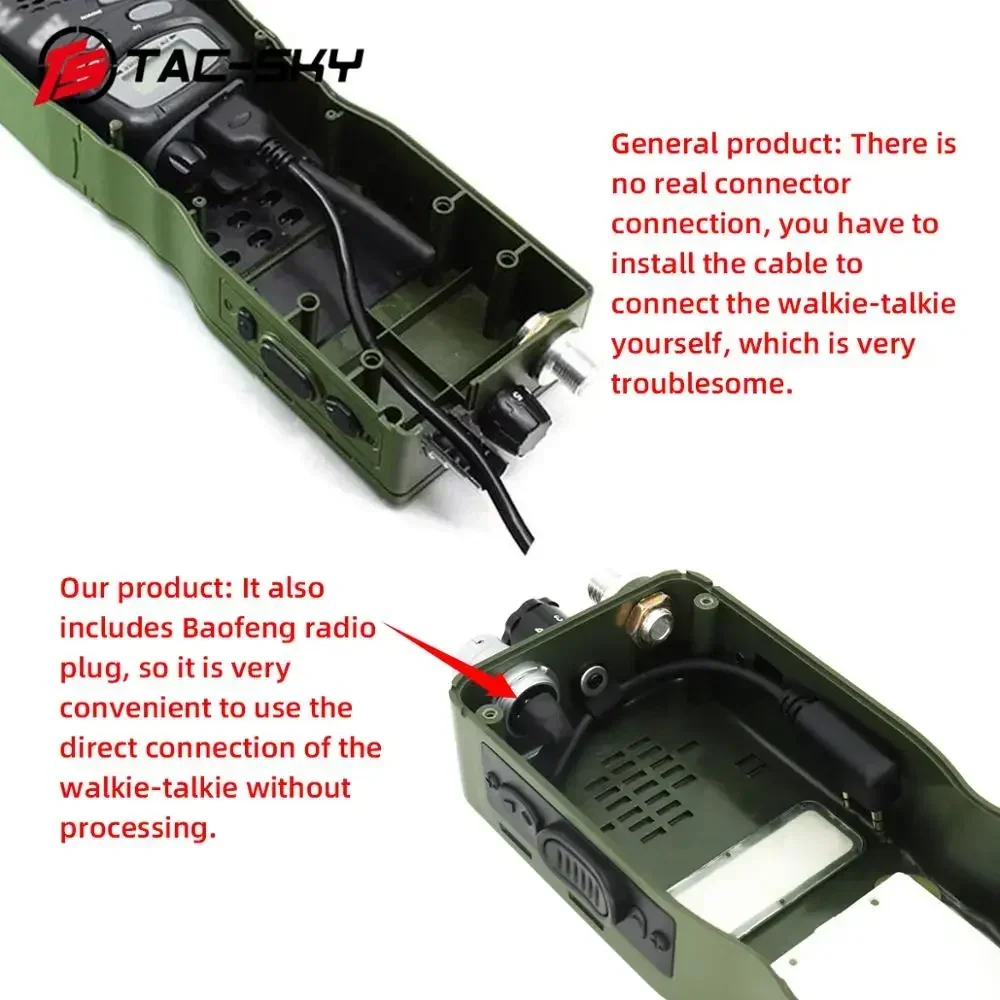 TAC-SKY AN / PRC 152 152A Военная радиостанция, модель портативной рации, виртуальная вещающая коробка, военное виртуальное шасси Харрис PRC 152 152a