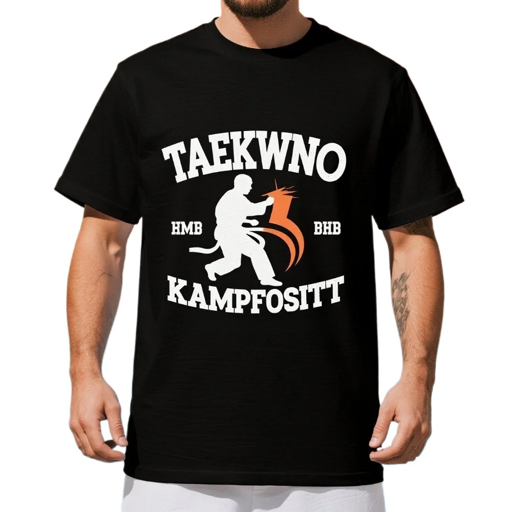 

Taekwondo Karate Martial Arts MMA Kampfsport T-Shirt Men's 100% Cotton Casual T-shirts Loose Top New