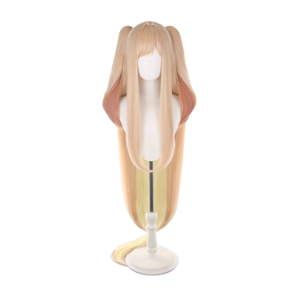 Warm Wheat Tone Dual High-Set Strands Wig with Subtle Tip Transition and Soft Frontal Sweep Heat Resistant