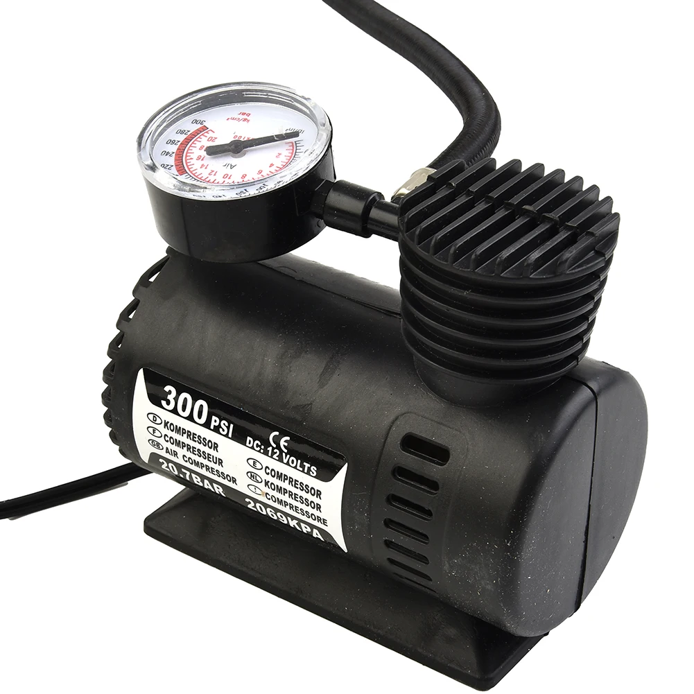 12V Car Electric Air Pump 300psi Air Compressor Tire For Inflator High Quality Air Compressor Inflatable Pump Car Accessories