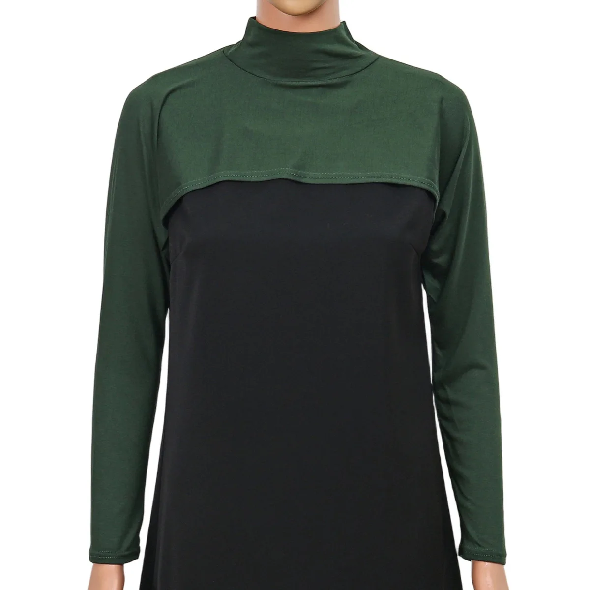 女性用ムスリムワンピース、ロングショルダースリーブ、ショールアームネックカバー、シュラッグクロップトップ、モーダルボレロ、イスラムヒジャブアクセサリー、オーバースリーブ