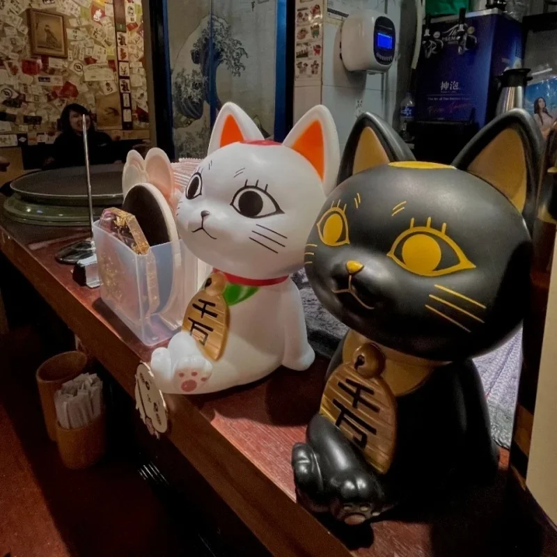 7.5 CM Anime Dandadan Figuur Turbo Oma De Lucky Cat Model speelgoed pop Aciton Figuur Desktop Auto Ornamenten Thee huisdier