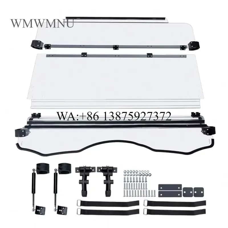 Wmwmnu Front Flip up Full Windshield for Can-Am Commander and Commander Max 800 1000 2011-2020