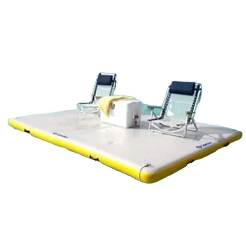 

Inflatable Swim Platform Water Floating Dock Inflatable Air Mat for Sale