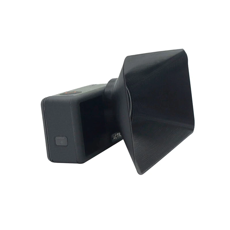 For DJI Osmo Action Camera Lens Sun Hood Shade Cover Sports Camera Anti Glare Sun Shade Lens Protection Shield Cap Accessories