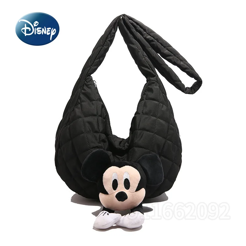 

Disney Mickey New Women's Handbag Large Capacity Fashion Doll Women's Shoulder Bag Cartoon Doll Cute Casual Luxury Women's Bag