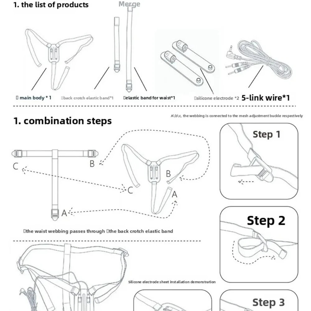 Wireless Remote Control Electro Thong Set for Women with Bipolar Pads, Discreet Tingling Stimulation, Adult Sex Toys Adult Game view 6